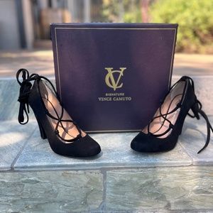 Vince Camuto Signature Lace Up Heel
